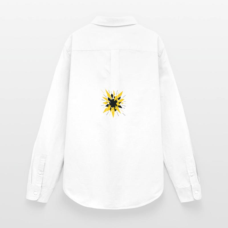 Radioactive Fragmentation – Physics Design Women's Oxford Shirt