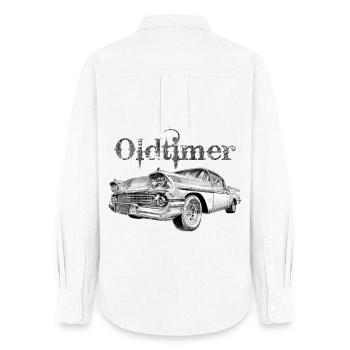 Oldtimer - Chemise Oxford Femme - blanc - Dos - AI Model Female 172 light (172cm)