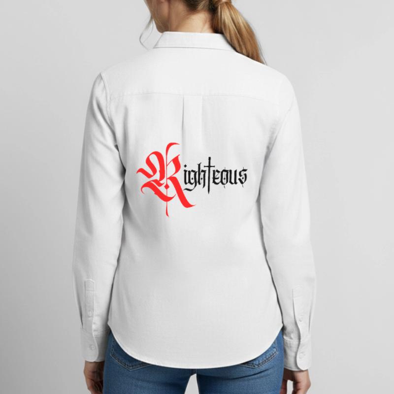 Conception gothique vertueuse avec épée Chemise Oxford Femme