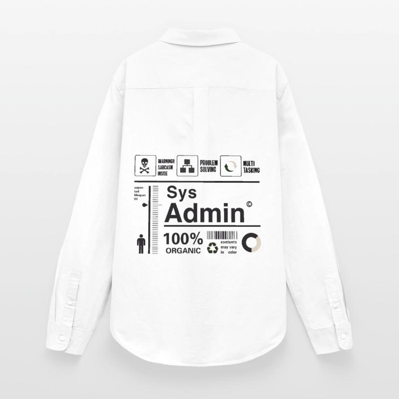 Sys Admin Problem Computer Nerd pc Platine cpu ner Frauen Oxford Hemd