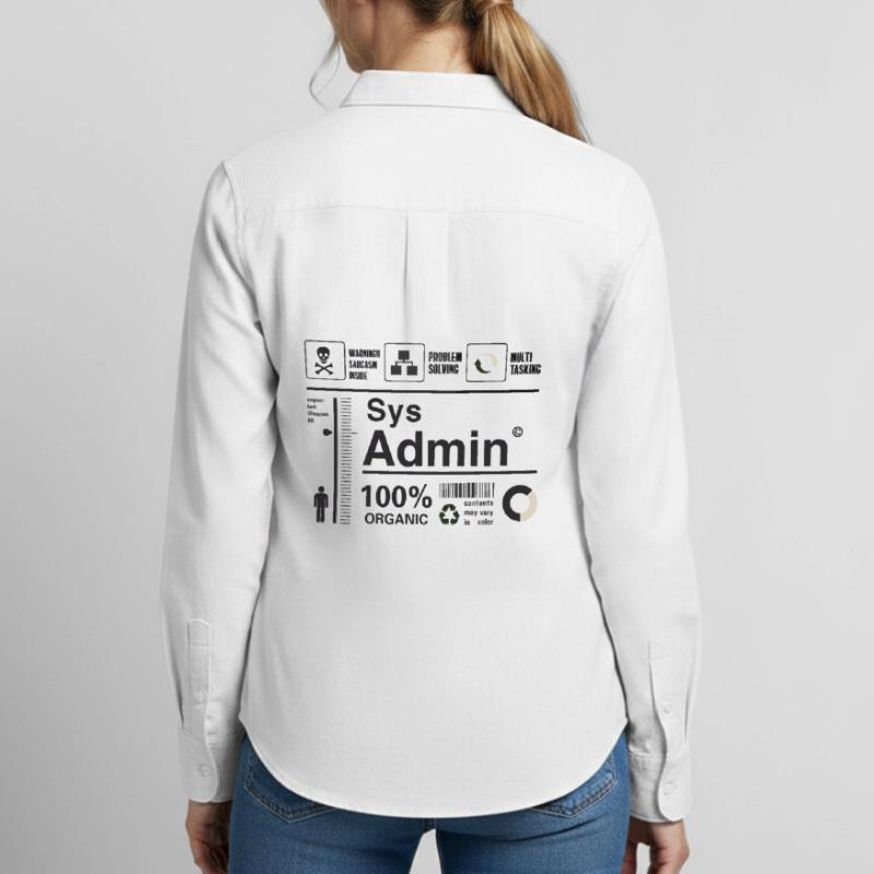 Sys Admin Problem Computer Nerd pc Platine cpu ner Frauen Oxford Hemd