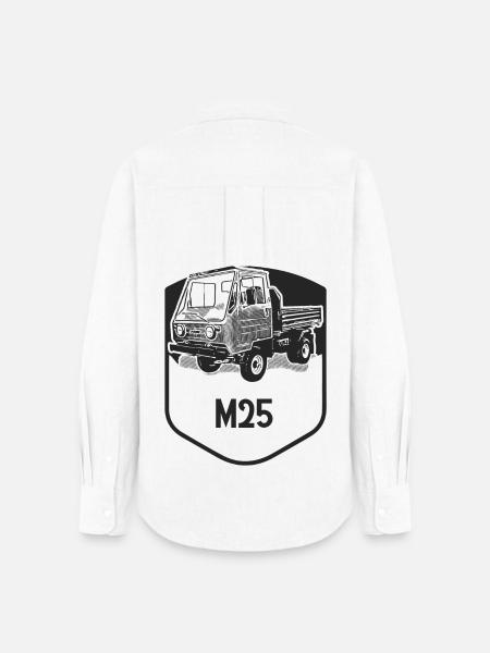 M25 Multicar DDR Klassiker - Frauen Oxford Hemd - Weiß