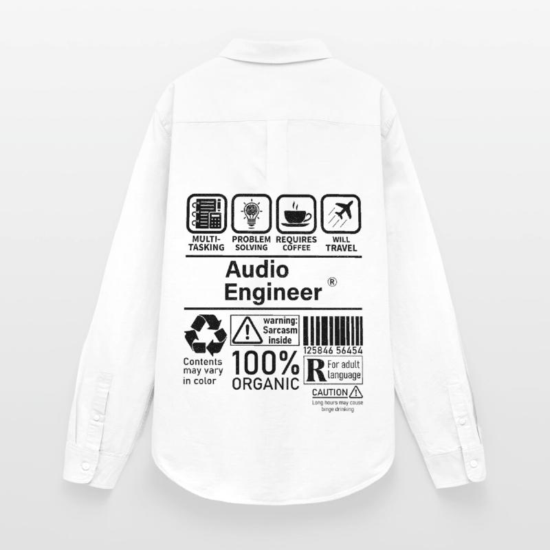 Audio Engineer multi tasking problem solving Frauen Oxford Hemd