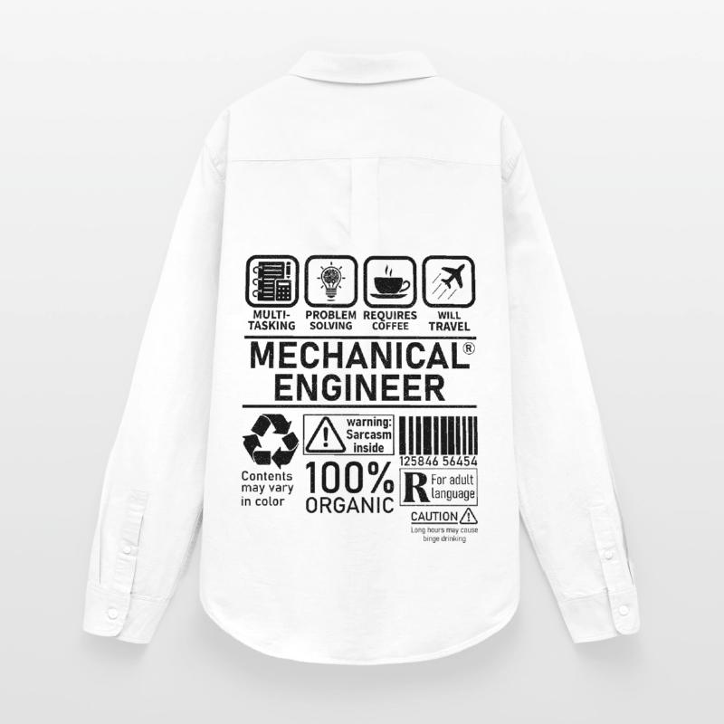 Mechanical Engineer multi tasking problem solving Frauen Oxford Hemd