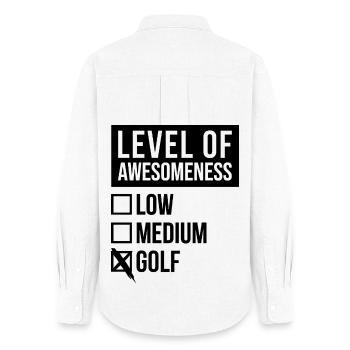 Golf - Women's Oxford Shirt - white - Back - AI Model Female 172 light (172cm)