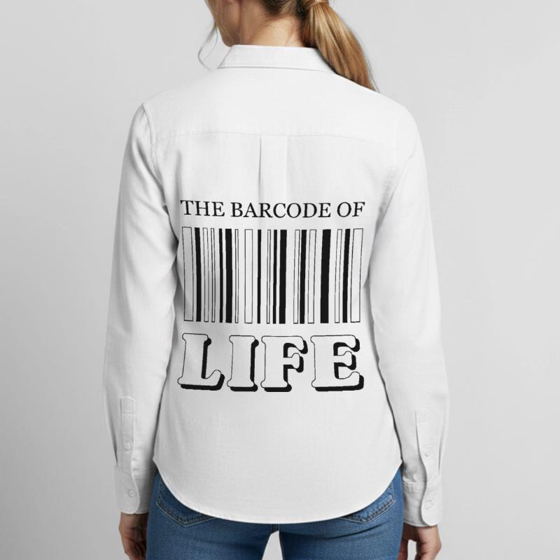 Le code-barres de la vie / Der Strichcode des Lebens Chemise Oxford Femme