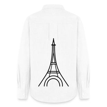 Paris - Women's Oxford Shirt - white - Back - AI Model Female 172 light (172cm)