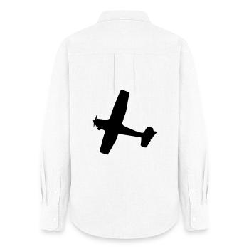 Aircraft - Women's Oxford Shirt - white - Back - AI Model Female 172 light (172cm)