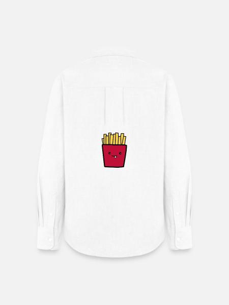 Pommes - Frauen Oxford Hemd - Weiß