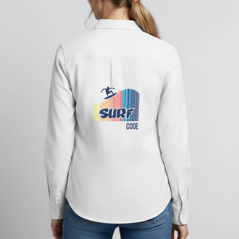 Surf Code Chemise Oxford Femme