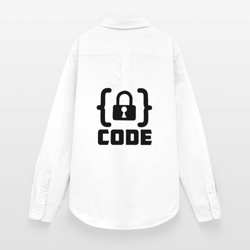 Code avec programmateur de verrouillage Chemise Oxford Femme