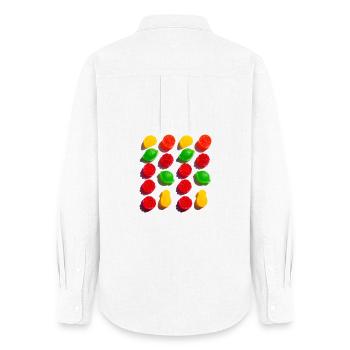 Sweets - Women's Oxford Shirt - white - Back - AI Model Female 172 light (172cm)