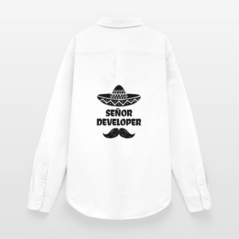 Developer Statement Skripting Dev Computerfreak Frauen Oxford Hemd