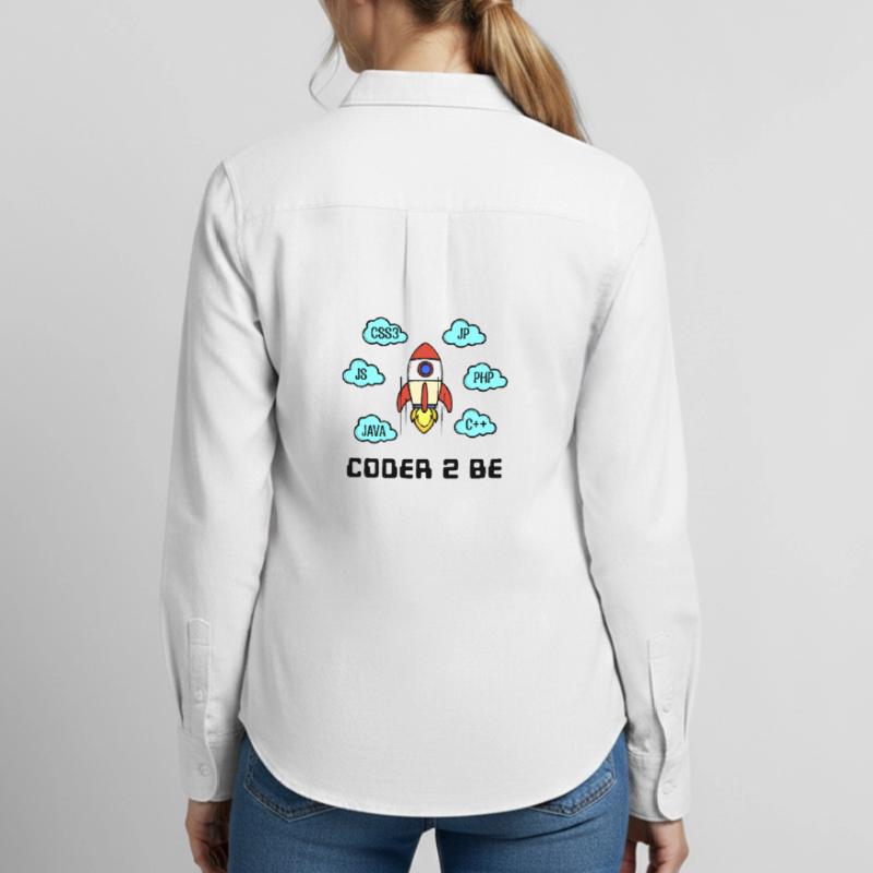 Open Source Developer Css C++ Php Java Coden Frauen Oxford Hemd