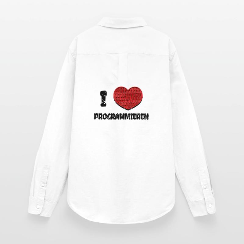 Developer Heart Web Developer Statement Computer Women's Oxford Shirt