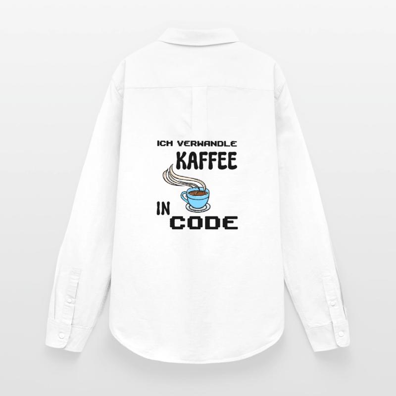 Coden Computerfreak Developer Statement Nerd Frauen Oxford Hemd