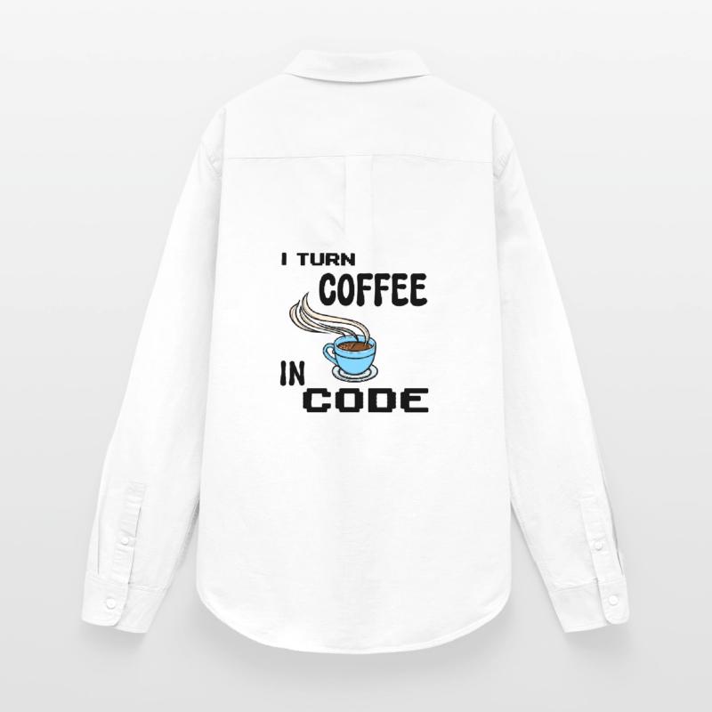 Code Programmierer Skripting Statement Developer Frauen Oxford Hemd