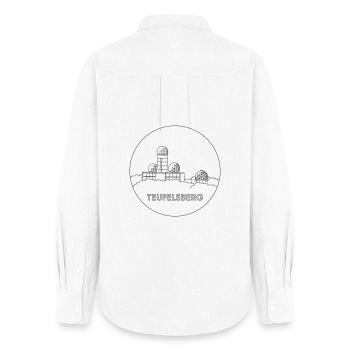 Teufelsberg, Berlin - Chemise Oxford Femme - blanc - Dos - AI Model Female 172 light (172cm)