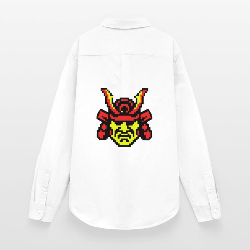 Pixel Samurai 8bit Women's Oxford Shirt
