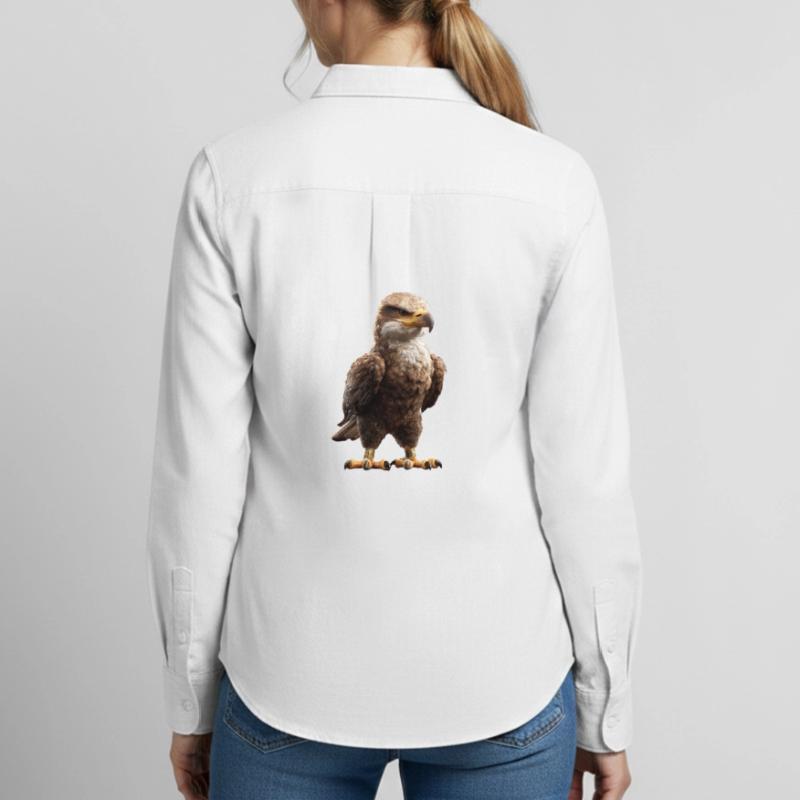 Eagle Bald Eagle Golden Eagle White-tailed Eagle Women's Oxford Shirt