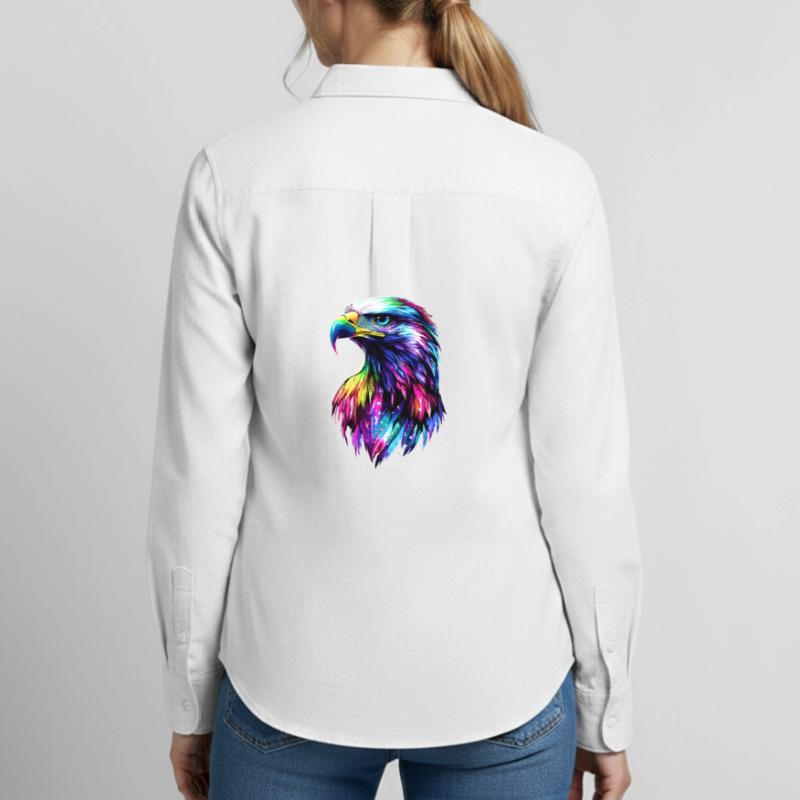 Eagle Bald Eagle Golden Eagle White-tailed Eagle Women's Oxford Shirt