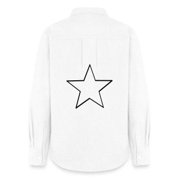 Illustration stellaire - Chemise Oxford Femme - blanc - Dos - AI Model Female 172 light (172cm)