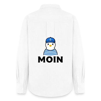 Möwe  - Frauen Oxford Hemd - Weiß - Hinten - AI Model Female 172 light (172cm)