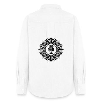 NoxstyllT2 - Women's Oxford Shirt - white - Back - AI Model Female 172 light (172cm)