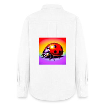 ladybird - Women's Oxford Shirt - white - Back - AI Model Female 172 light (172cm)