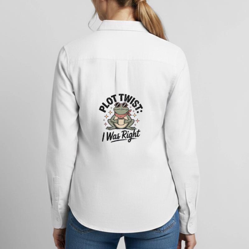 Plot Twist Frog : J’avais raison Chemise Oxford Femme
