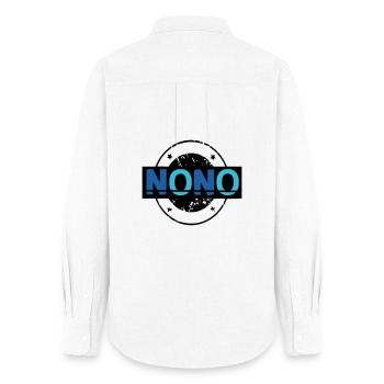 Nono - Women's Oxford Shirt - white - Back - AI Model Female 172 light (172cm)