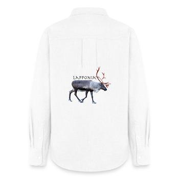 Lapponia - Women's Oxford Shirt - white - Back - AI Model Female 172 light (172cm)
