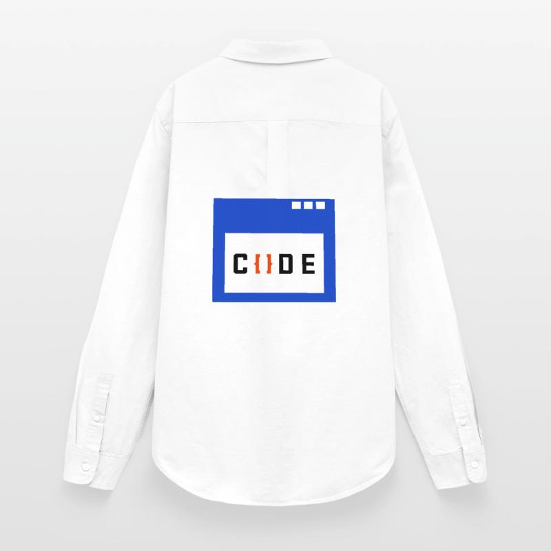 Job Coder Dire Travailleur Gagner De L’argent Chemise Oxford Femme