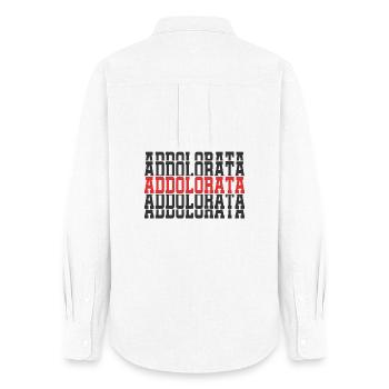 T-Shirt Addolorata T-Shirt Gestapelte Geschenkidee - Frauen Oxford Hemd - Weiß - Hinten - AI Model Female 172 light (172cm)