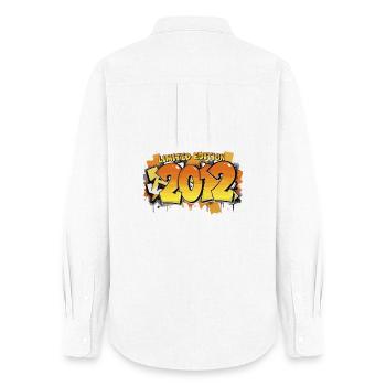 Limited Edition 2012 Graffiti - Women's Oxford Shirt - white - Back - AI Model Female 172 light (172cm)