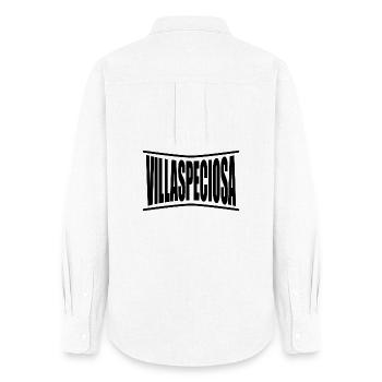 T-shirt Villaspeciosa Sardaigne - Chemise Oxford Femme - blanc - Dos - AI Model Female 172 light (172cm)