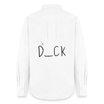 Duck Quiz - Women's Oxford Shirt - white - Back - AI Model Female 172 light (172cm)