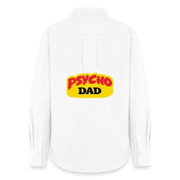 Psycho Dad - La série télévisée Lieblingss d’Al Bundy dans les années 90 - Chemise Oxford Femme - blanc - Dos - AI Model Female 172 light (172cm)