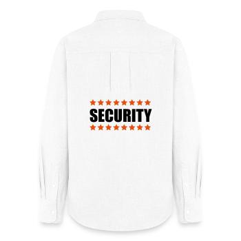 Security - Women's Oxford Shirt - white - Back - AI Model Female 172 light (172cm)