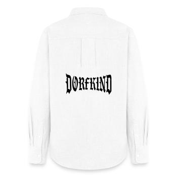 dorf kind child village bambino dorfkind shirt - Frauen Oxford Hemd - Weiß - Hinten - AI Model Female 172 light (172cm)