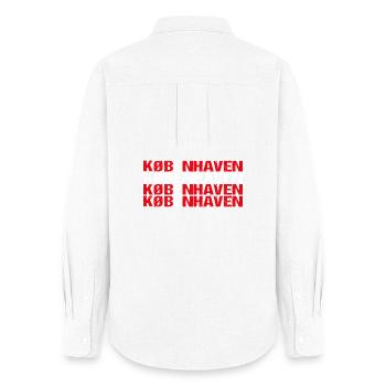 Kobenhaven Kopenhagen Dänemark - Frauen Oxford Hemd - Weiß - Hinten - AI Model Female 172 light (172cm)