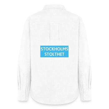 Stockholm Pride - Women's Oxford Shirt - white - Back - AI Model Female 172 light (172cm)
