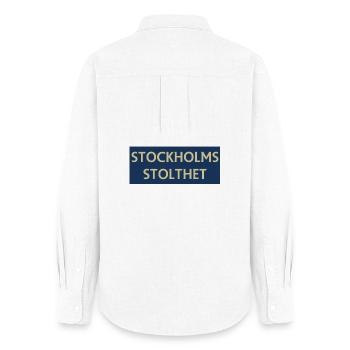 Stockholm Pride - Women's Oxford Shirt - white - Back - AI Model Female 172 light (172cm)