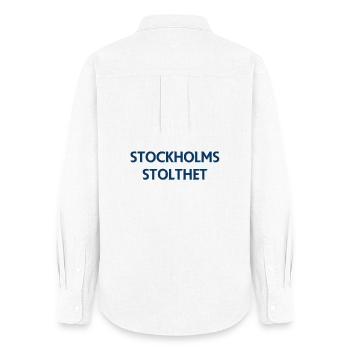 Stockholm Pride - Women's Oxford Shirt - white - Back - AI Model Female 172 light (172cm)