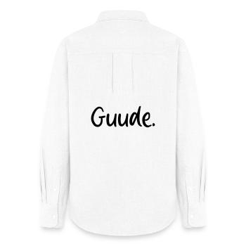 Guude - Frauen Oxford Hemd - Weiß - Hinten - AI Model Female 172 light (172cm)