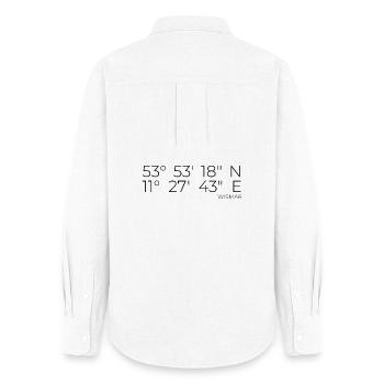 Coordinates Wismar - Women's Oxford Shirt - white - Back - AI Model Female 172 light (172cm)