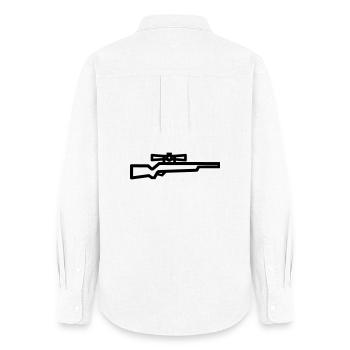 sniper - Women's Oxford Shirt - white - Back - AI Model Female 172 light (172cm)