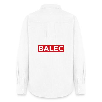 BALAC - Women's Oxford Shirt - white - Back - AI Model Female 172 light (172cm)