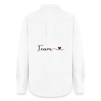 Équipe - Chemise Oxford Femme - blanc - Dos - AI Model Female 172 light (172cm)