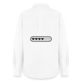 Chargement - Chemise Oxford Femme - blanc - Dos - AI Model Female 172 light (172cm)